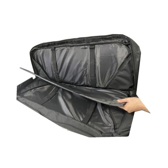 37" RUSECK Tactical Double Rifle Bag Gun Range Padded Soft Case Backpack - Picture 4 of 10